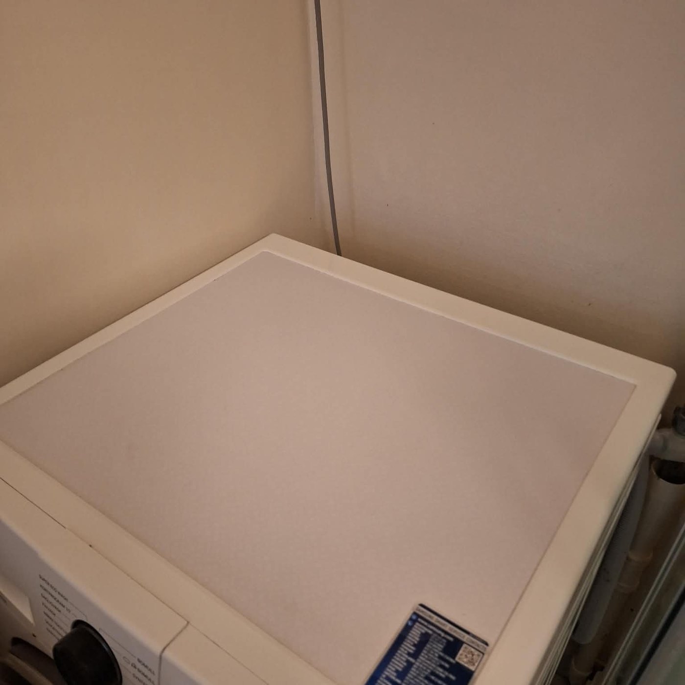 Vaskemaskin etter rengjøring